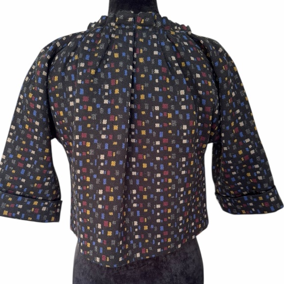 Anthropologie Madchen Cropped Capelet style blazer Size XS - Picture 2 of 7